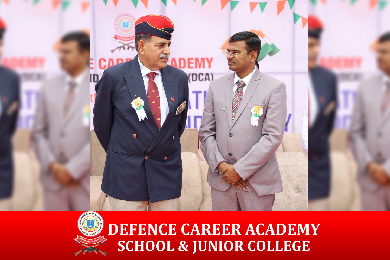 15th august celebration in juniorschool dca chhatrapatisambhajinagar